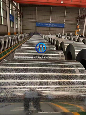 1219 mm Breite Chrom-Zink-Beschichtung Verzinkte Stahlspule für Dachplatten