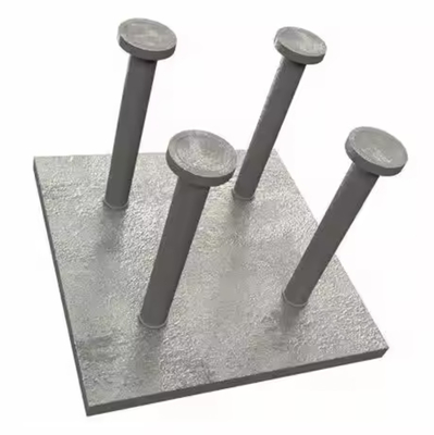 Kohlenstoffstahl Quadratmetallbasisplatte Stahlbasisplatten mit Pulverbeschichtung