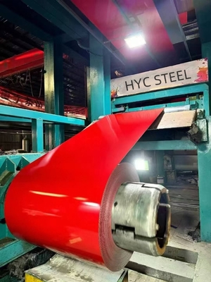 PPGI 0,09-0,7 Dicke TDC51D Vormalte galvanisierte Stahlbleche Farbspirale mit starker Korrosionsschutzgrüner Farbe