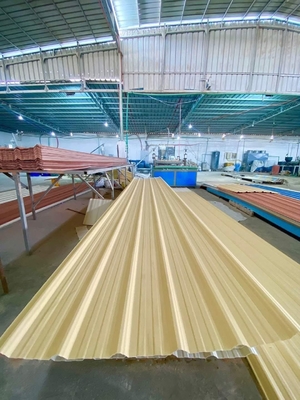 PPGI 0,09-0,7Dicke vorgefärbte galvanisierte Stahlbleche Farbspirale Creme gelbe Farbe